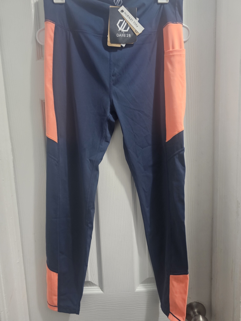 Dare2b Women's Navy Performance Pants with Coral Accent  Full Length